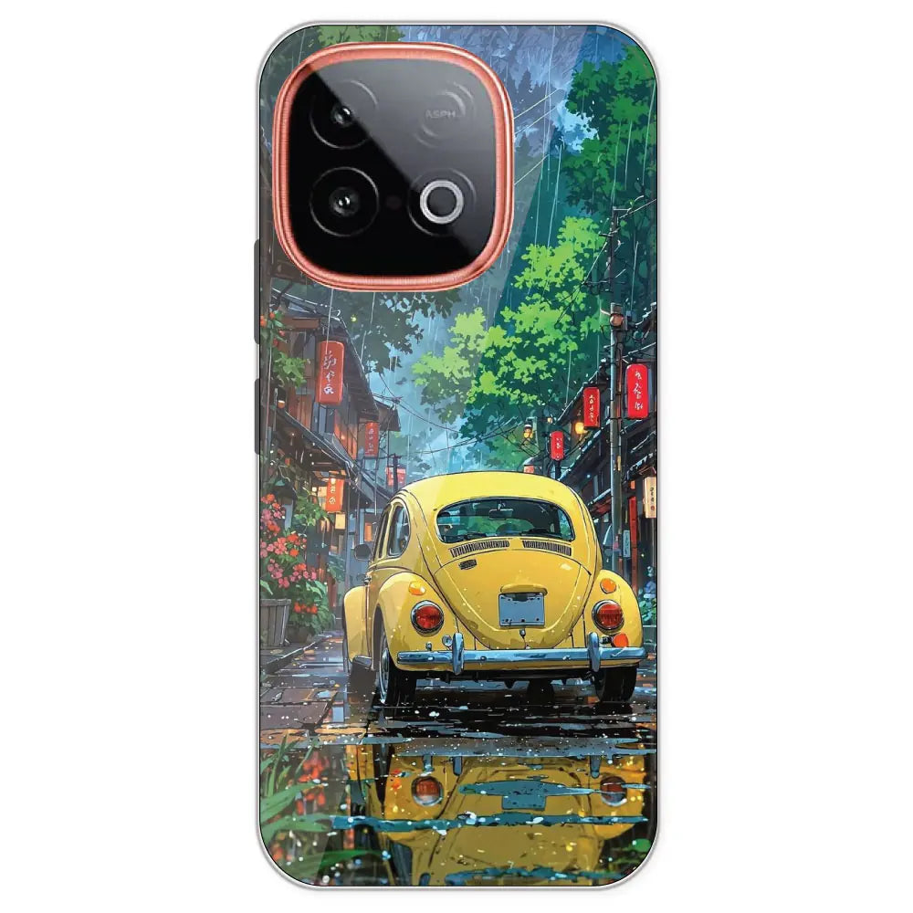 Yellow Bettle  - Printed Silicone Case For IQOO Neo 10
