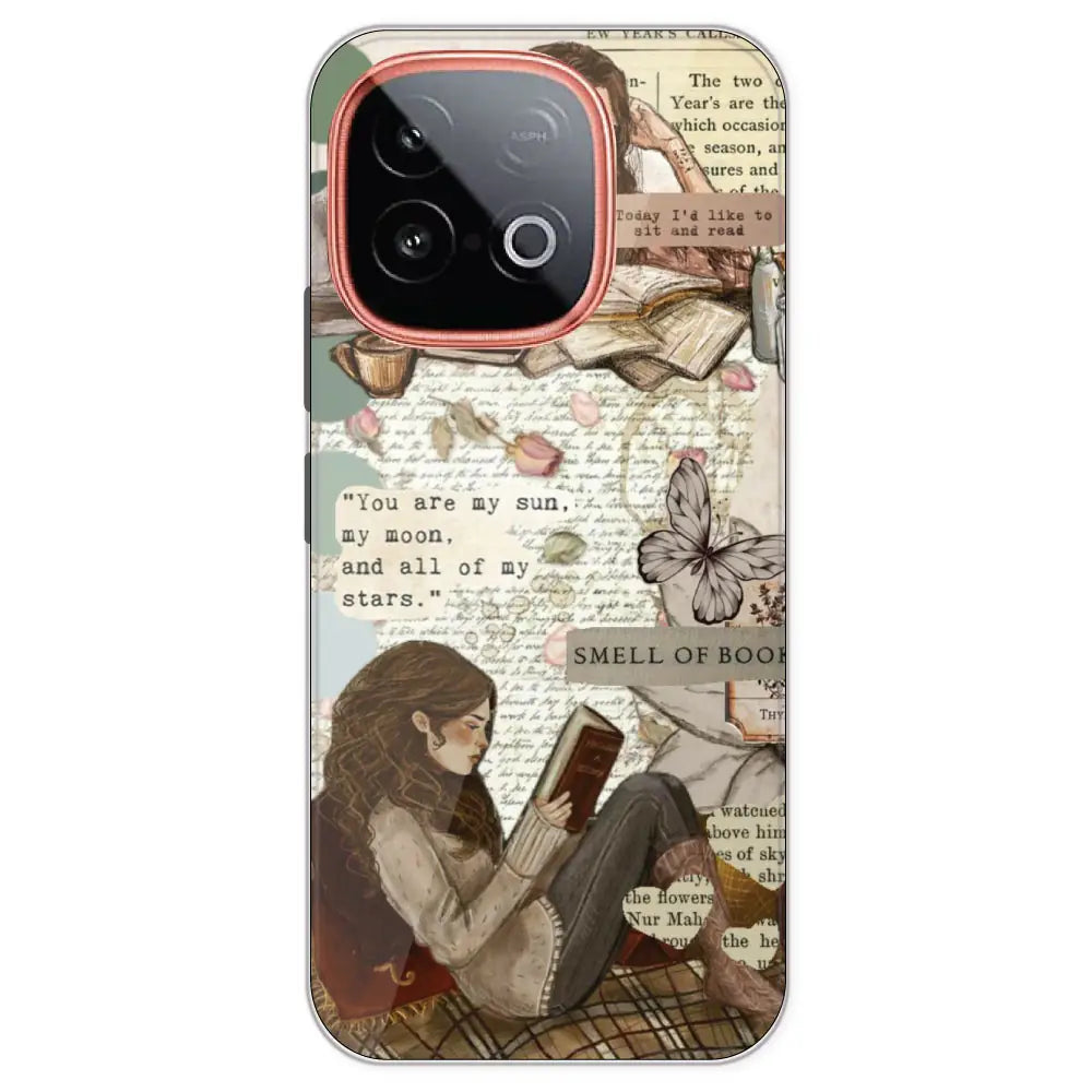 Book Collage - Printed Silicone Case For IQOO Neo 10