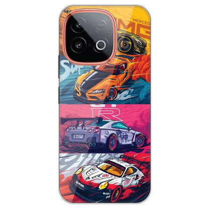 Sports Cars - Printed Silicone Case For IQOO Neo 10