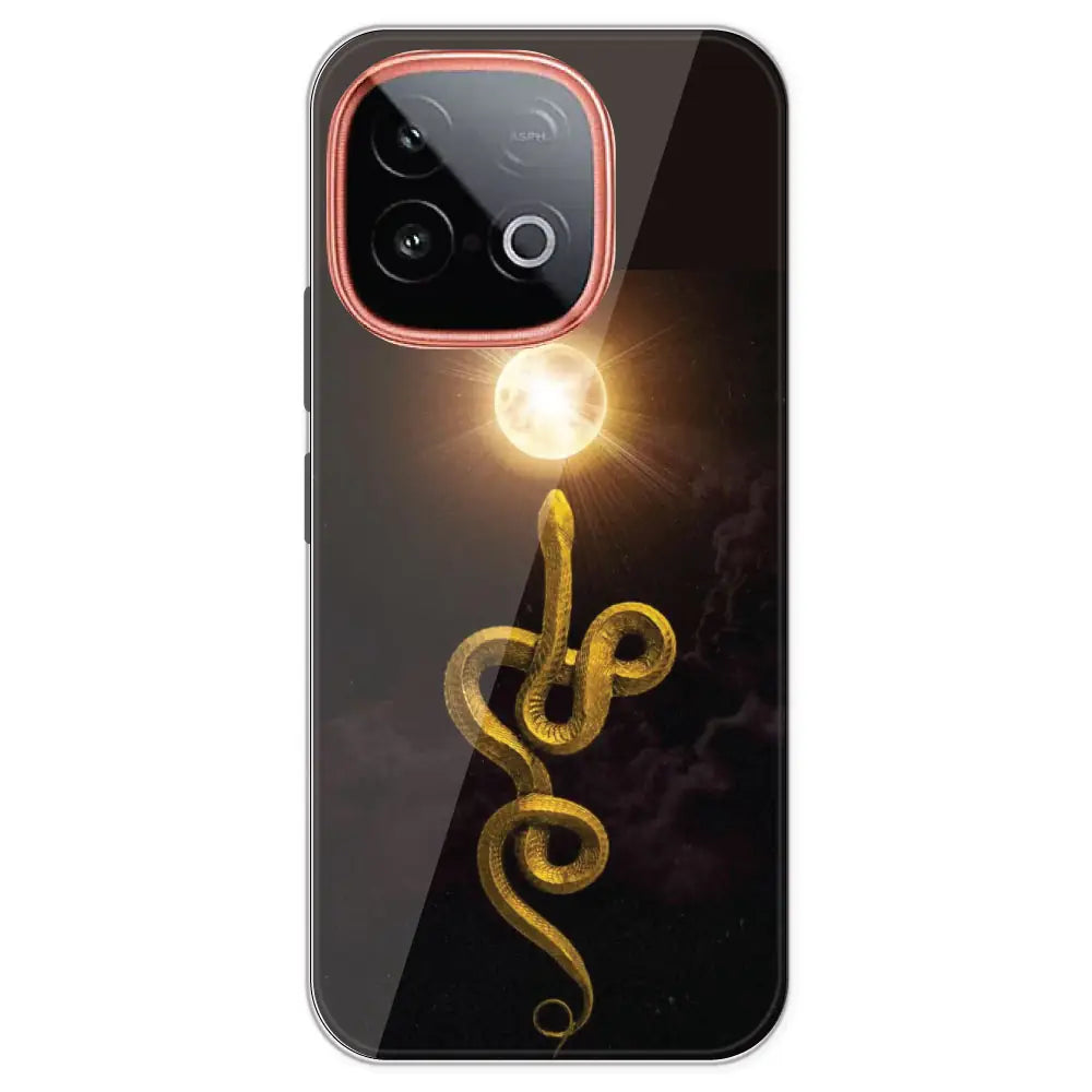 Golden Serpent - Printed Silicone Case For IQOO Neo 10