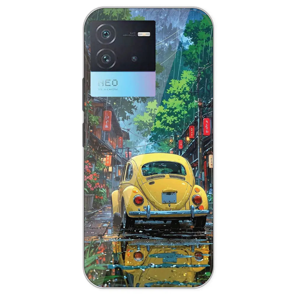 Yellow Bettle  - Printed Silicone Case For IQOO Neo 6