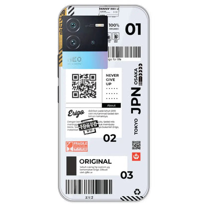 Barcode Labels - Printed Silicone Case For IQOO Neo 6