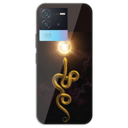 Golden Serpent - Printed Silicone Case For IQOO Neo 6