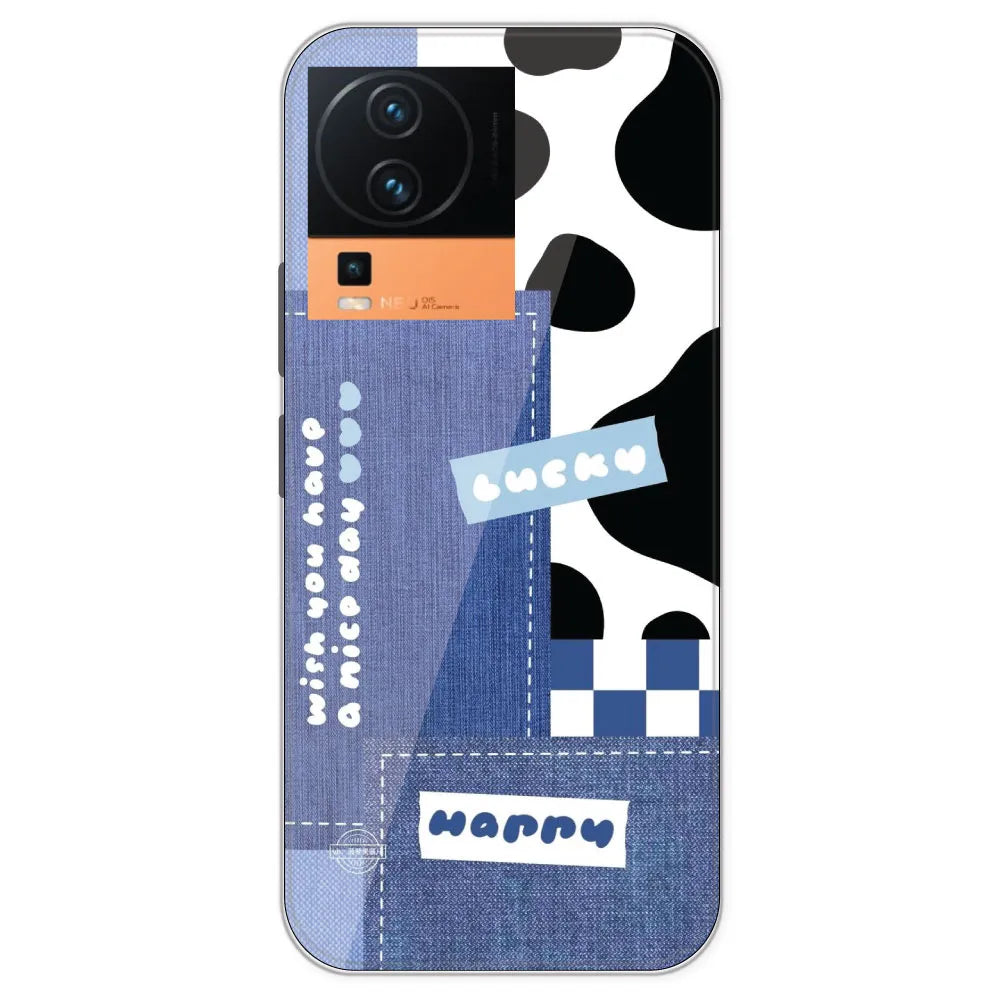 Cow Print Collage - Printed Silicone Case For IQOO Neo 7 Pro
