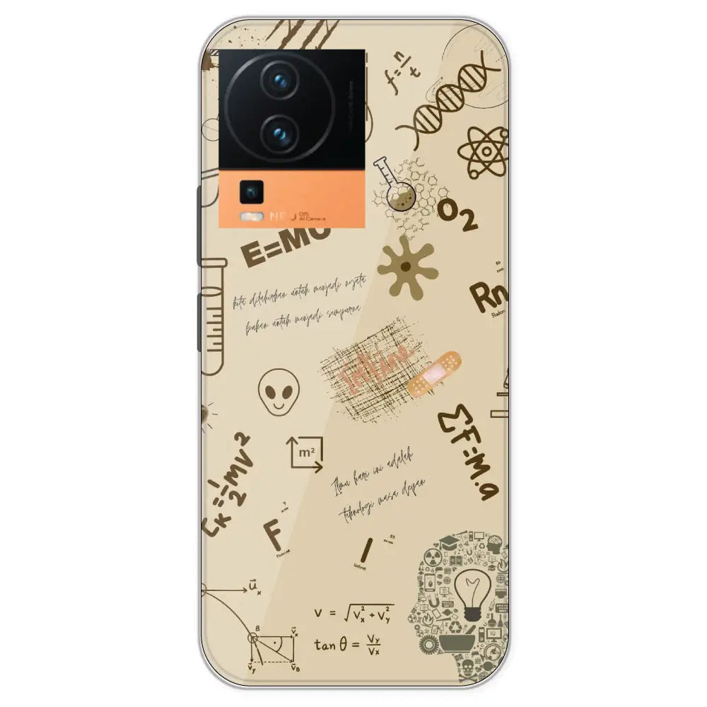 Physics Collage - Printed Silicone Case For IQOO Neo 7 Pro