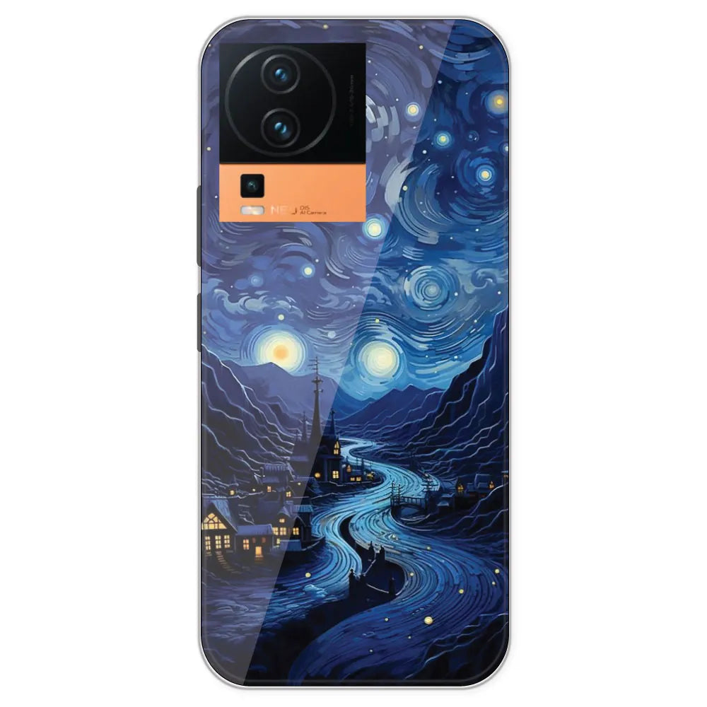 The Starry Night - Printed Silicone Case For IQOO Neo 7 Pro