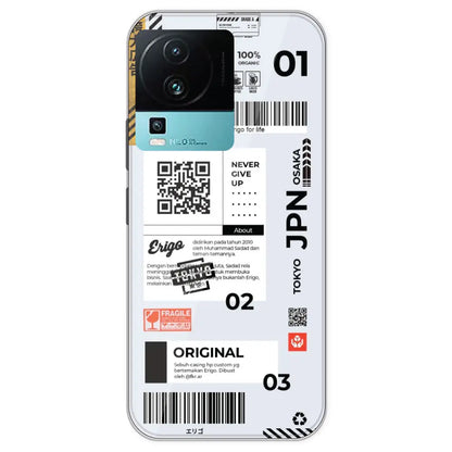 Barcode Labels - Printed Silicone Case For IQOO Neo 7