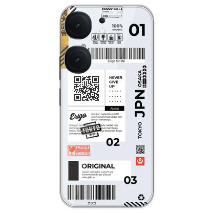 Barcode Labels - Printed Silicone Case For IQOO Neo 9 Pro