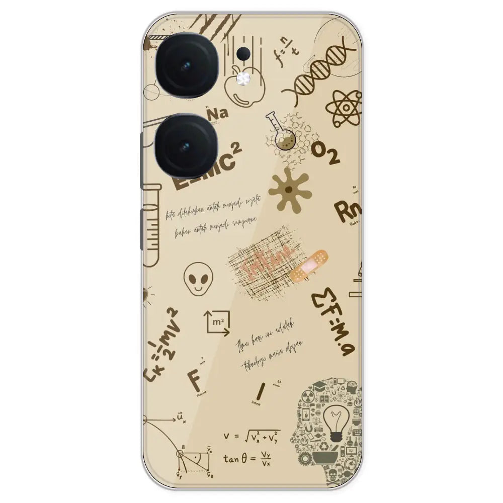 Physics Collage - Printed Silicone Case For IQOO Neo 9 Pro