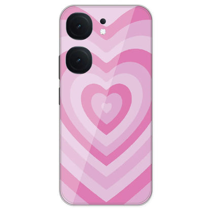 Pink Hearts - Printed Silicone Case For IQOO Neo 9 Pro