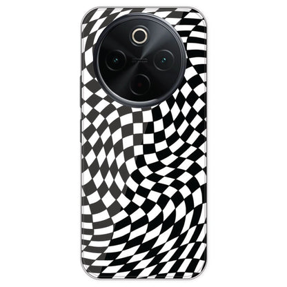 Checks - Printed Silicone Case For IQOO Z10