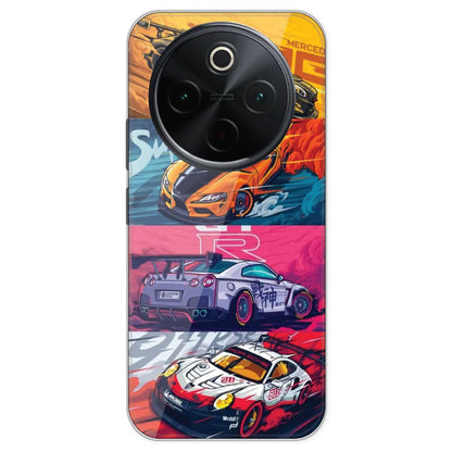 Sports Cars - Printed Silicone Case For IQOO Z10