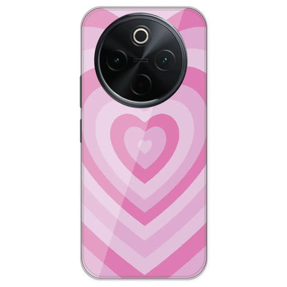 Pink Hearts - Printed Silicone Case For IQOO Z10