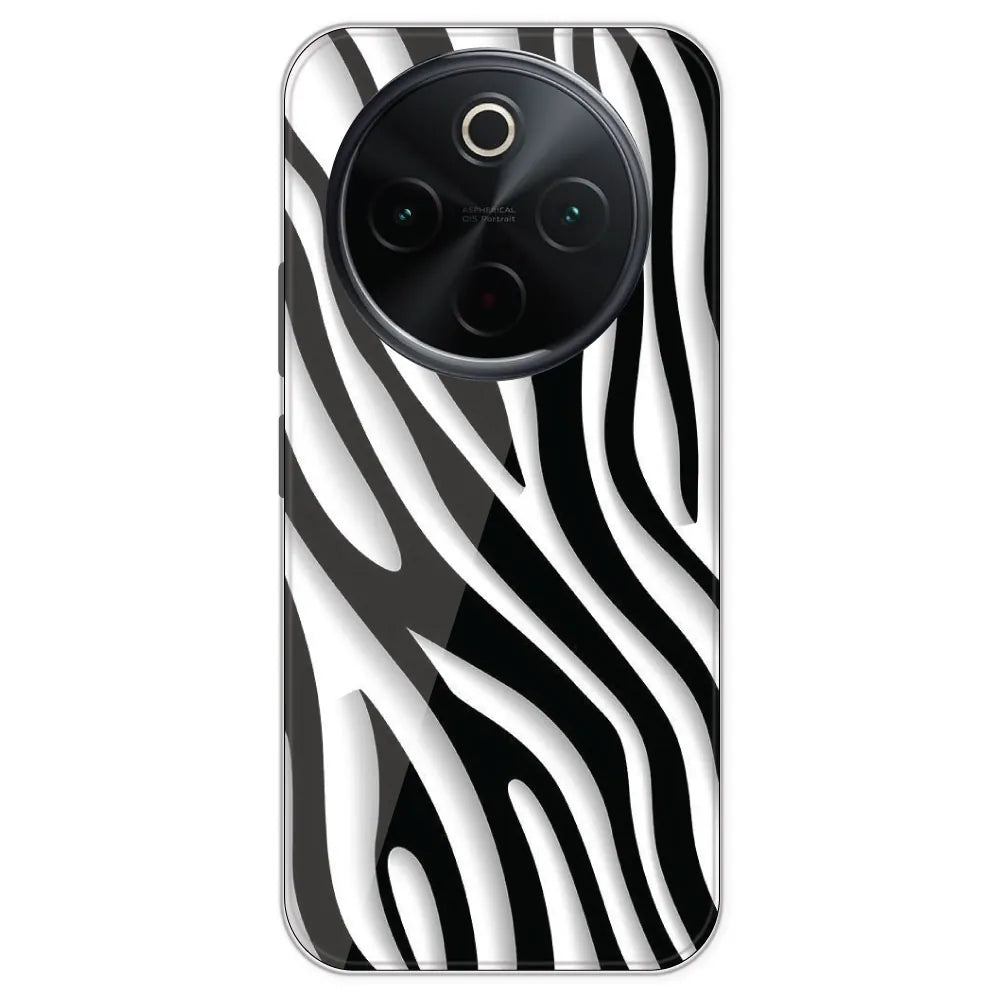 Zebra Print - Printed Silicone Case For IQOO Z10