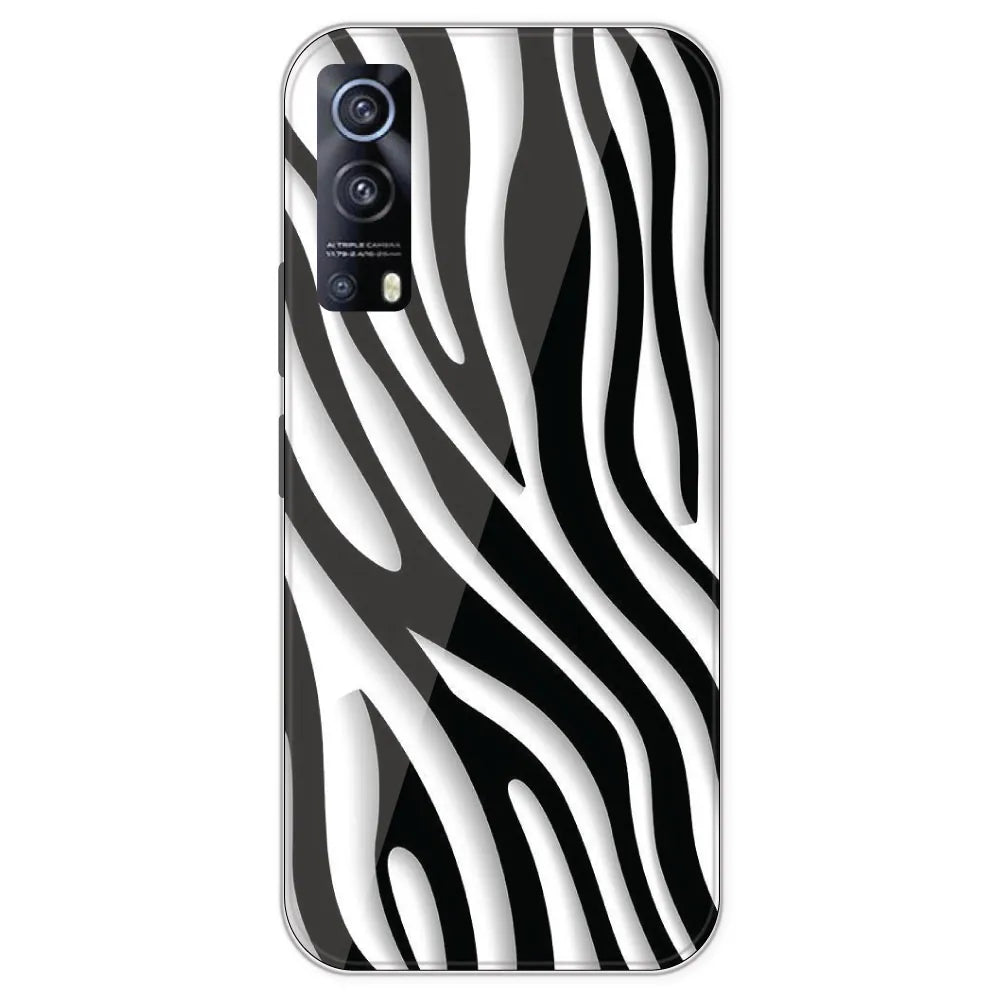 Zebra Print - Printed Silicone Case For IQOO Z3