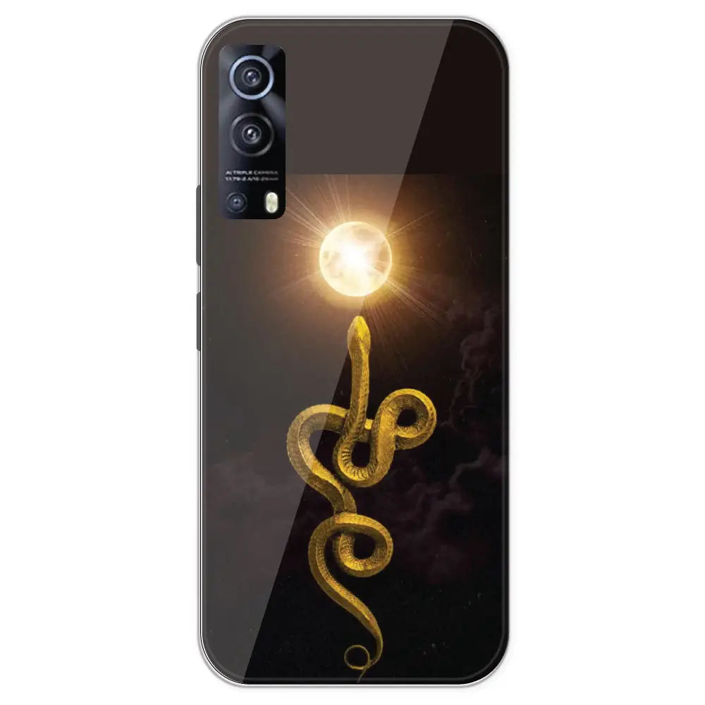 Golden Serpent - Printed Silicone Case For IQOO Z3