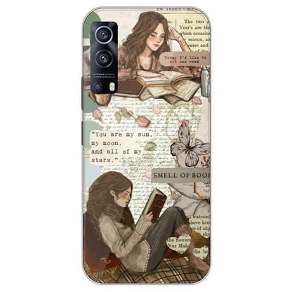 Book Collage - Printed Silicone Case For IQOO Z3