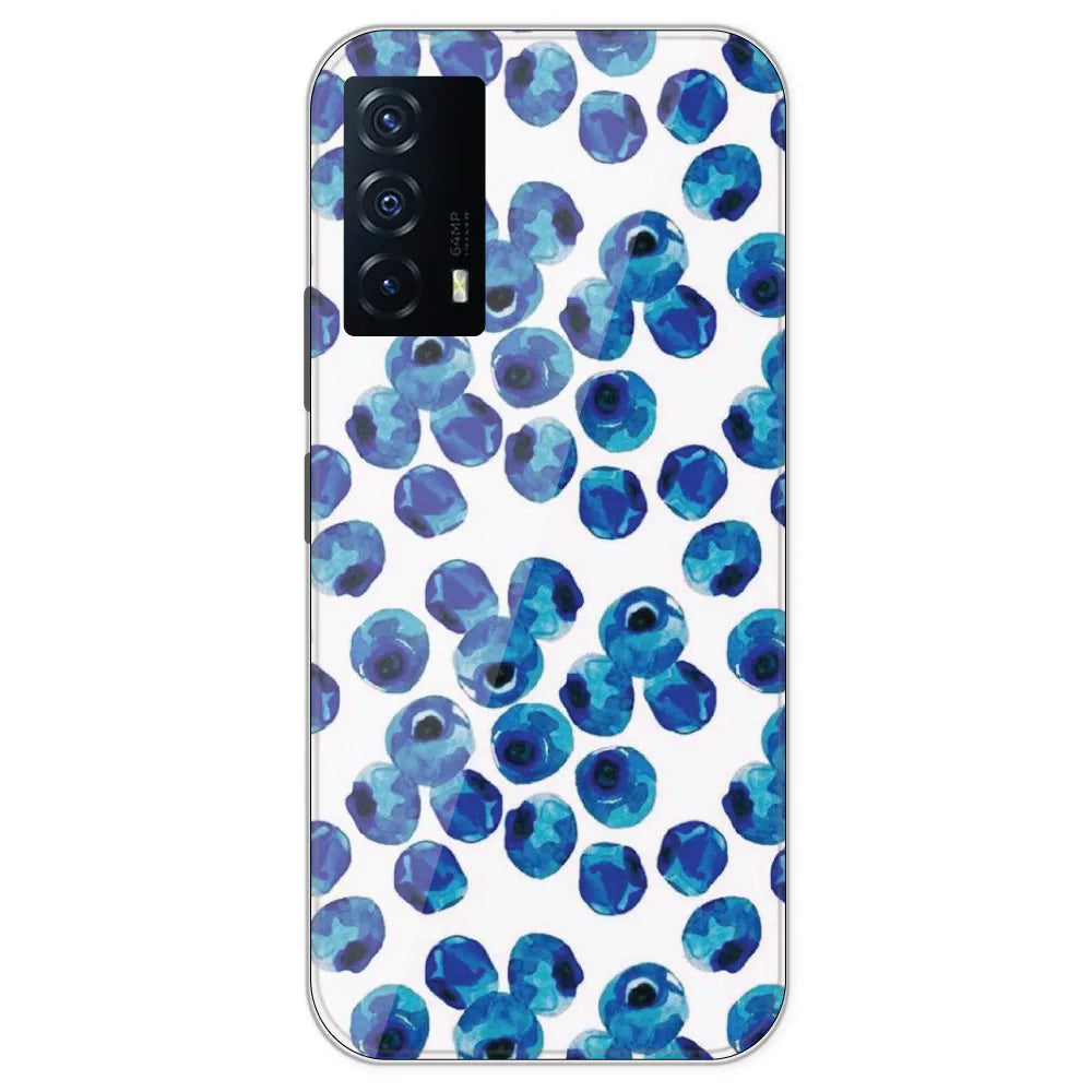 Blueberries - Printed Silicone Case For IQOO Z5