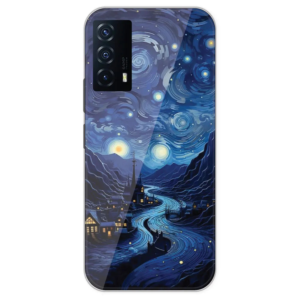 The Starry Night - Printed Silicone Case For IQOO Z5