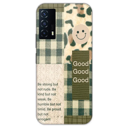 Patchwork Positivity - Printed Silicone Case For IQOO Z5