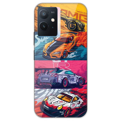 Sports Cars - Printed Silicone Case For IQOO Z6