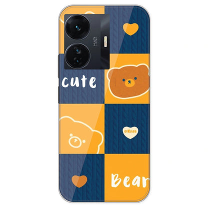 Cute Bear Collage - Printed Silicone Case For IQOO Z6 Pro