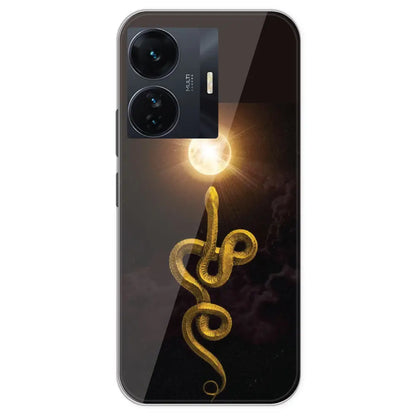Golden Serpent - Printed Silicone Case For IQOO Z6 Pro