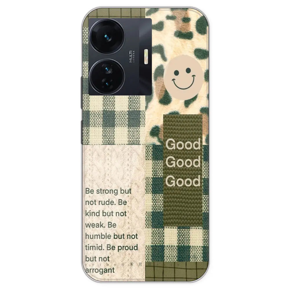 Patchwork Positivity - Printed Silicone Case For IQOO Z6 Pro