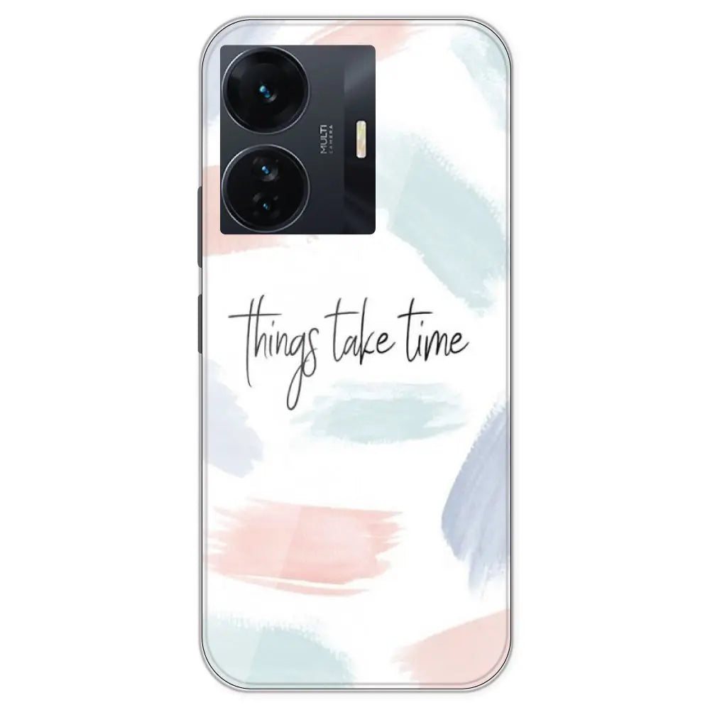 Things Take Time - Printed Silicone Case For IQOO Z6 Pro