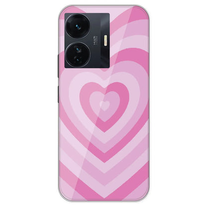 Pink Hearts - Printed Silicone Case For IQOO Z6 Pro