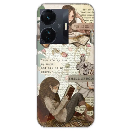 Book Collage - Printed Silicone Case For IQOO Z6 Pro