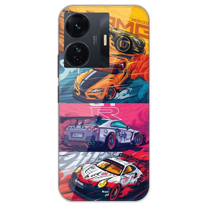 Sports Cars - Printed Silicone Case For IQOO Z6 Pro