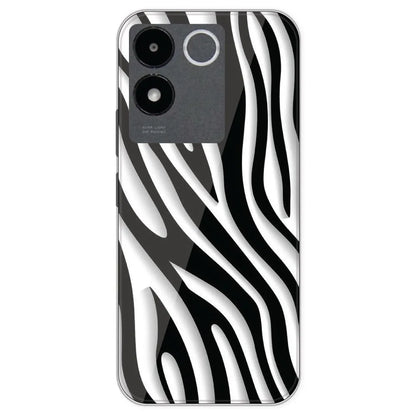 Zebra Print - Printed Silicone Case For IQOO Z7 Pro