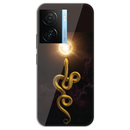 Golden Serpent - Printed Silicone Case For IQOO Z7S