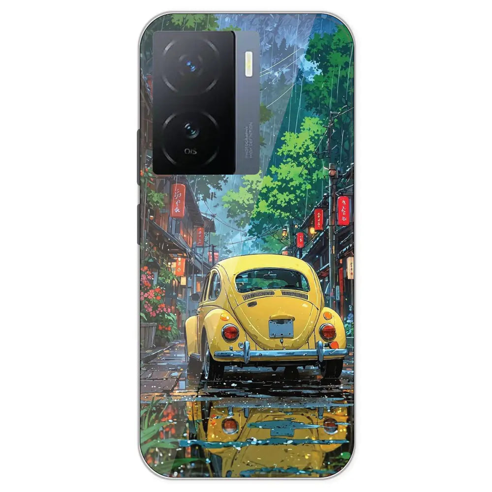 Yellow Bettle  - Printed Silicone Case For IQOO Z7