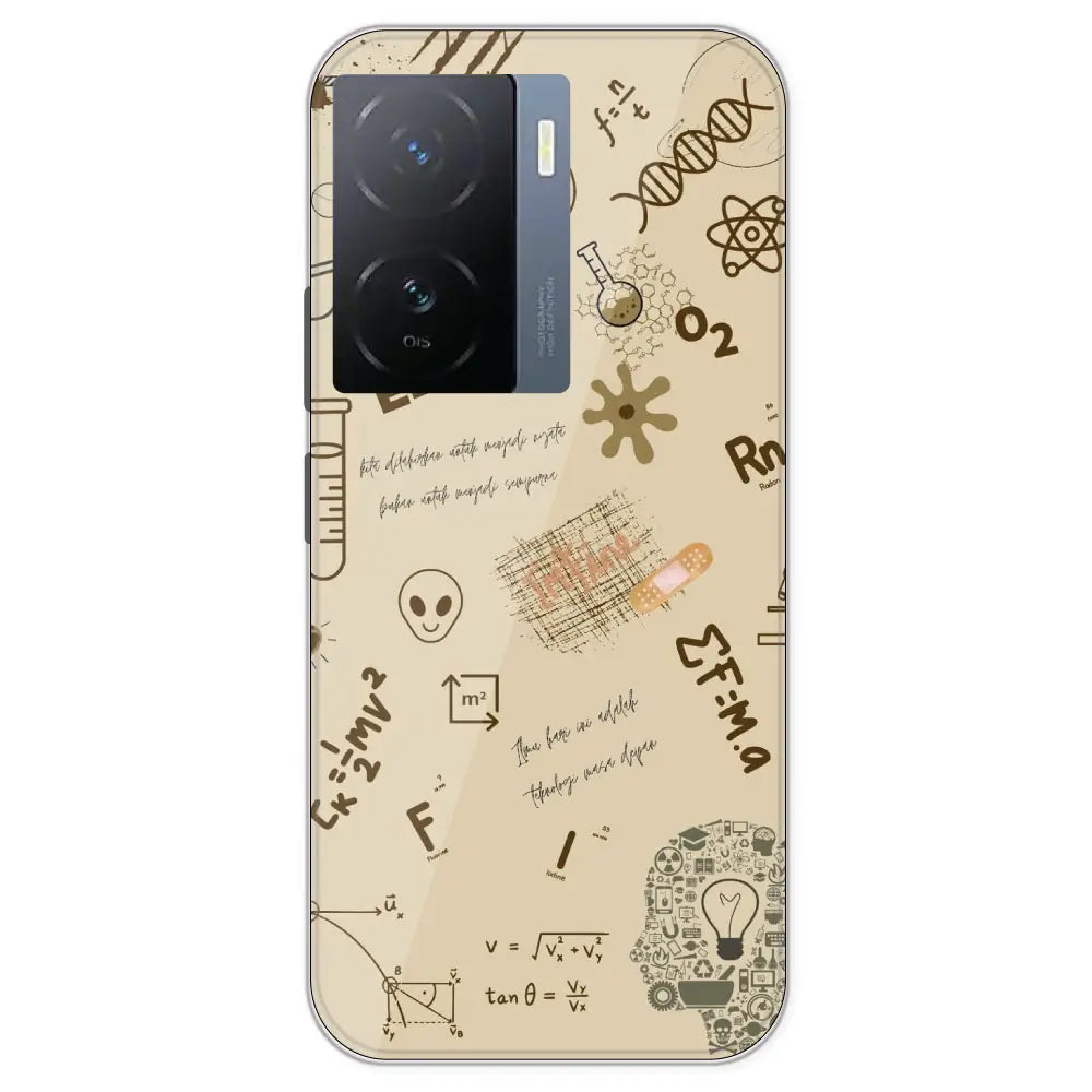 Physics Collage - Printed Silicone Case For IQOO Z7