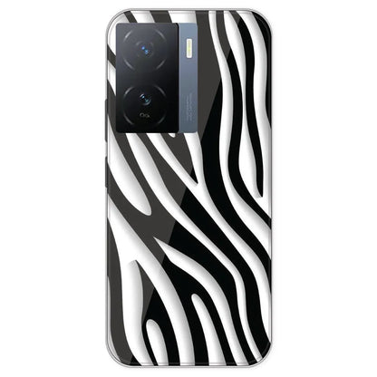 Zebra Print - Printed Silicone Case For IQOO Z7