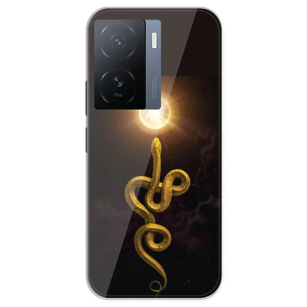 Golden Serpent - Printed Silicone Case For IQOO Z7