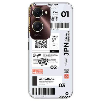 Barcode Labels - Printed Silicone Case For IQOO Z9 Lite