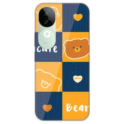 Cute Bear Collage - Printed Silicone Case For IQOO Z9S