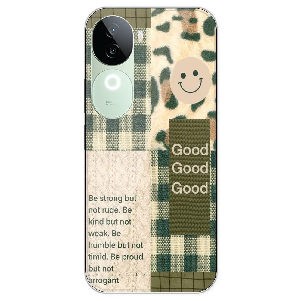 Patchwork Positivity - Printed Silicone Case For IQOO Z9S