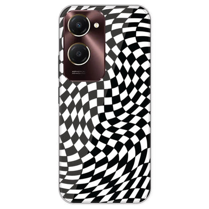 Checks - Printed Silicone Case For IQOO Z9S Lite