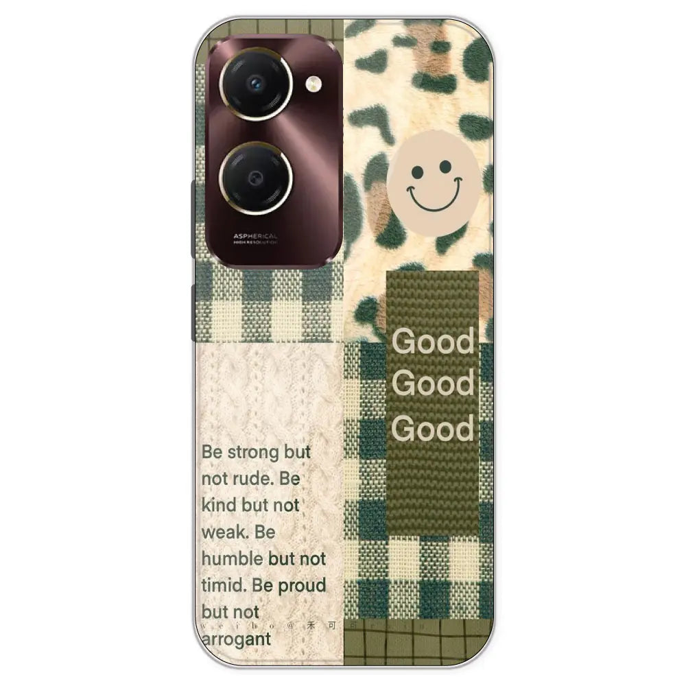 Patchwork Positivity - Printed Silicone Case For IQOO Z9S Lite