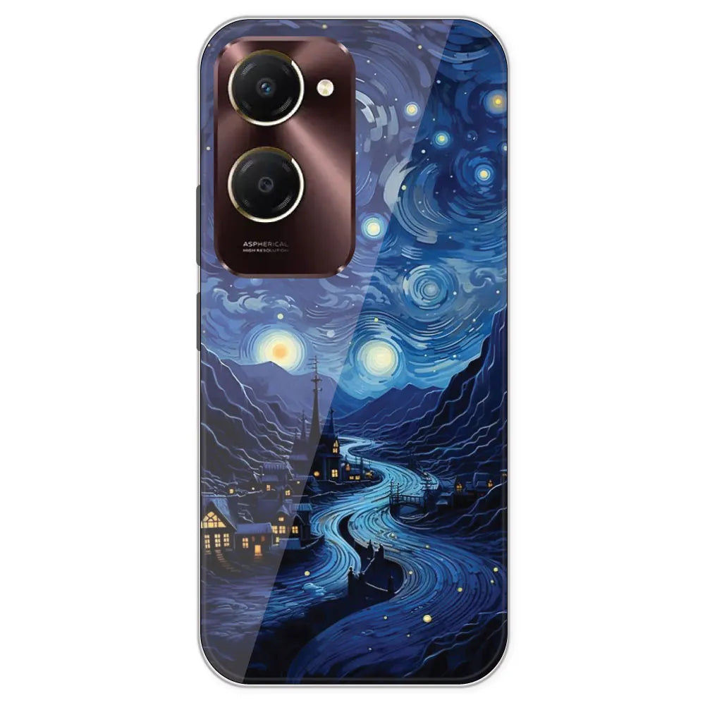 The Starry Night - Printed Silicone Case For IQOO Z9S Lite