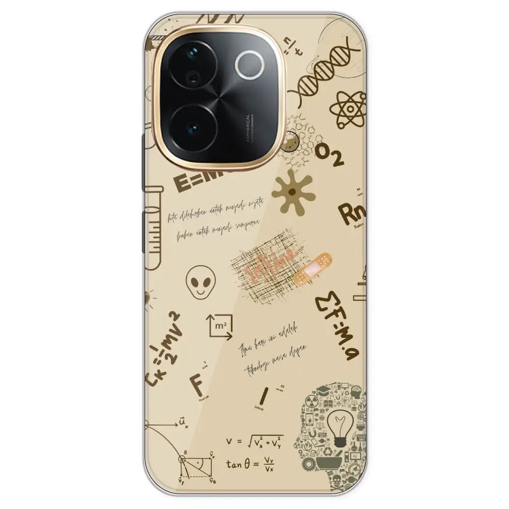 Physics Collage - Printed Silicone Case For IQOO Z9S Pro