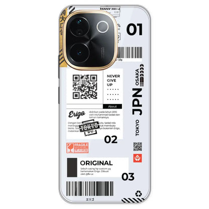 Barcode Labels - Printed Silicone Case For IQOO Z9S Pro
