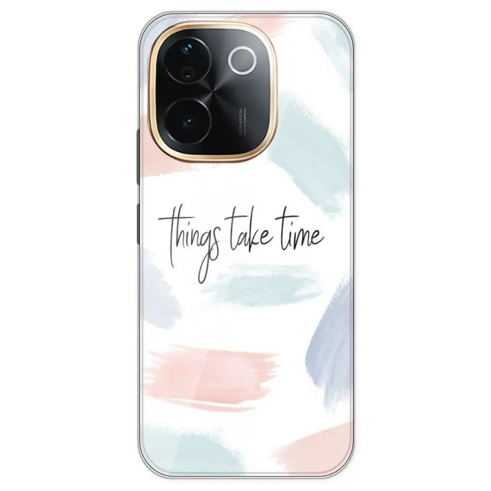 Things Take Time - Printed Silicone Case For IQOO Z9S Pro