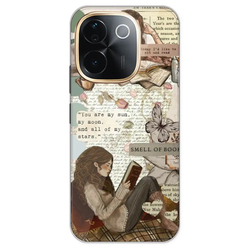 Book Collage - Printed Silicone Case For IQOO Z9S Pro