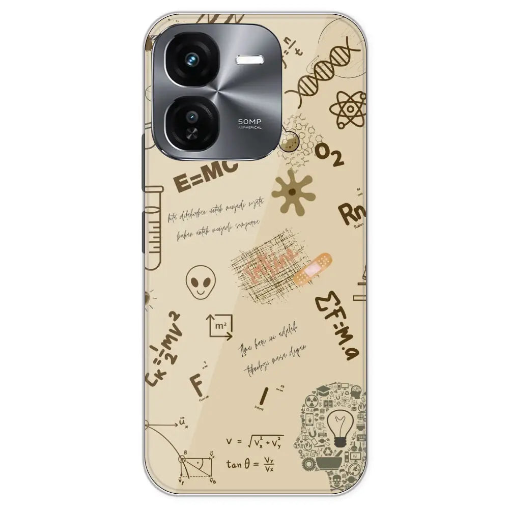 Physics Collage - Printed Silicone Case For IQOO Z9X