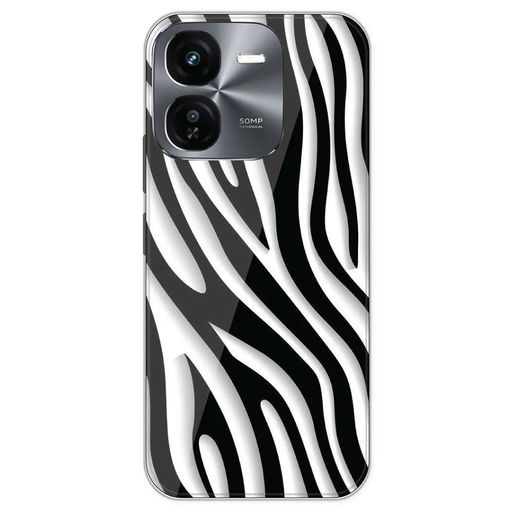 Zebra Print - Printed Silicone Case For IQOO Z9X